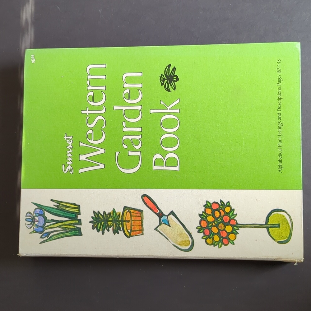 Sunset Western Garden Book Vintage 1973 Hardback USA